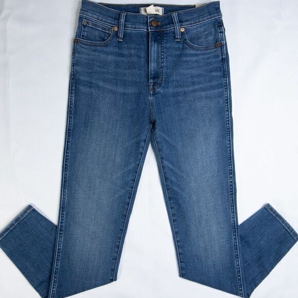 NEW Madewell 10" High-Rise Skinny Jeans in Bradshaw Wash, size 27 - Picture 7 of 16